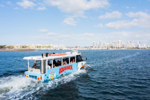 Gold Coast: Aquaduck Tour and Skypoint Deck and Dine Tickets