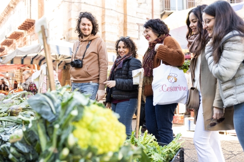 Catania: tour del mercado, demostración culinaria y cena