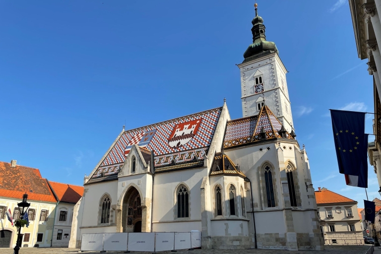 Tour a pie privado de la Ciudad Alta y el centro de ZagrebTour a pie privado de la Ciudad Alta y Baja de Zagreb