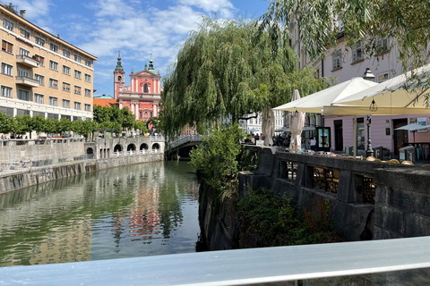 Grotte de Postojna, château de Predjama et Ljubljana depuis ZagrebAu départ de Zagreb : Journée complète à Ljubljana et visite de la grotte de Postojna