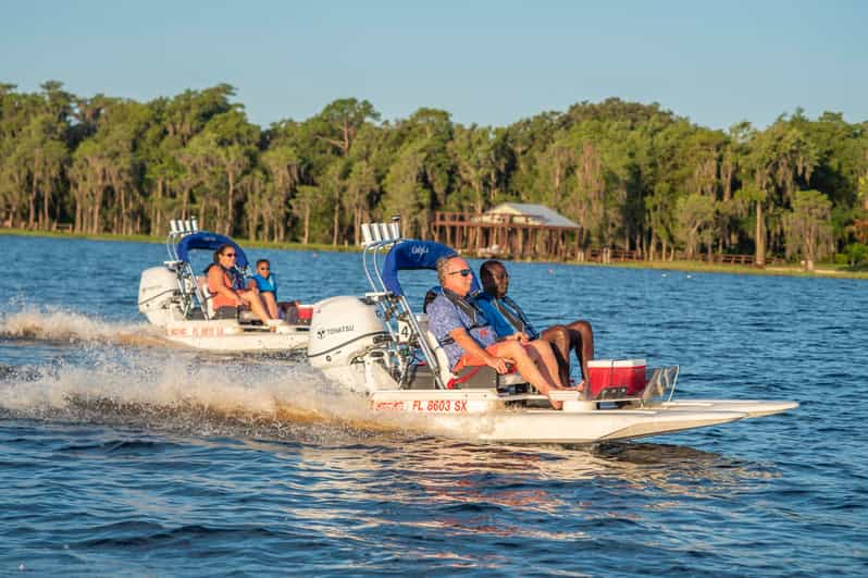 Clermont: Chain of Lakes Self-Driving Catboat Tour | GetYourGuide