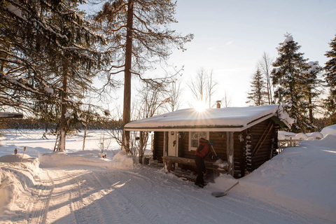 Rovaniemi: Northern LIghts with Sauna, Ice swimming & Dinner Standard Option