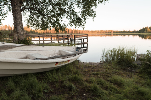 Rovaniemi: Northern LIghts with Sauna, Ice swimming & Dinner Standard Option