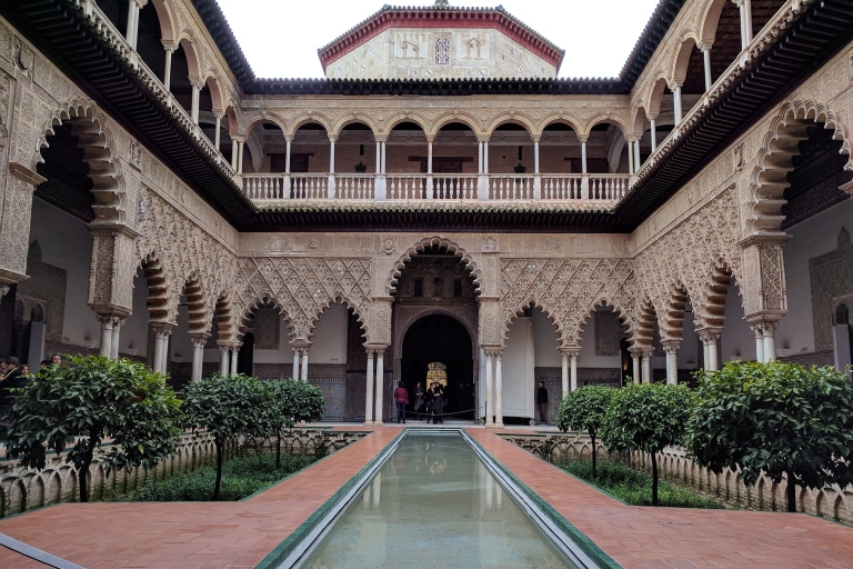 Ab Granada: Private Stadtrundfahrt durch Sevilla mit Alcazar