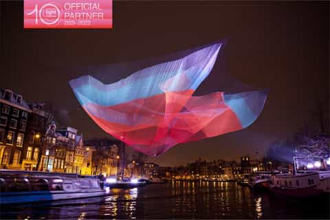 Amsterdam: Light Festival Cruise with Unlimited Drinks