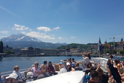 Luzern City Tour met kleine groepen incl. Meercruise vanuit BazelVan Basel: begeleide dagtocht naar Luzern en cruise op het Vierwoudstrekenmeer