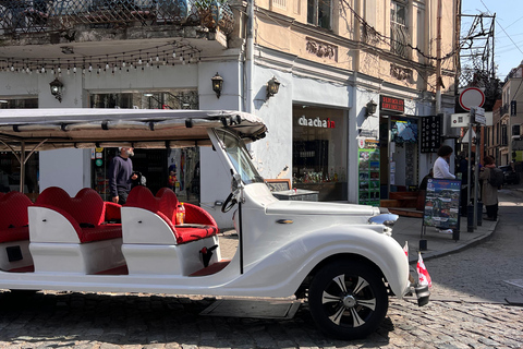 Tbilisi: tour met elektrische auto en kabelbaan met gids