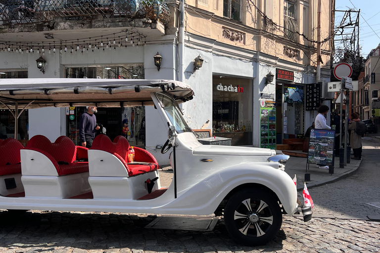 Tbilisi: tour met elektrische auto en kabelbaan met gids