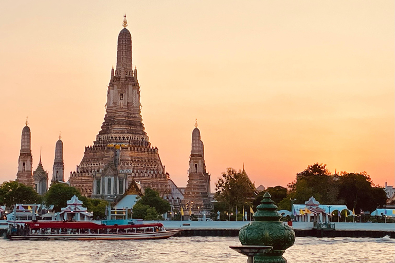 Bangkok: Highlight Tuk-Tuk, Canal Tour, Food Tour & Wat Arun