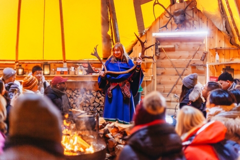 Tromsø: Rentierschlittenfahrt und Fütterung mit Sami-Guide25-30 -minütige Schlittenfahrt