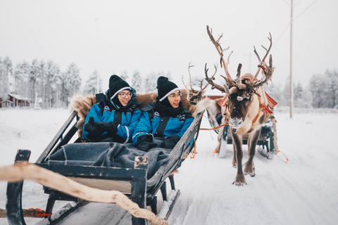 Vanuit Rovaniemi: Hele dag sneeuw en leuke activiteiten