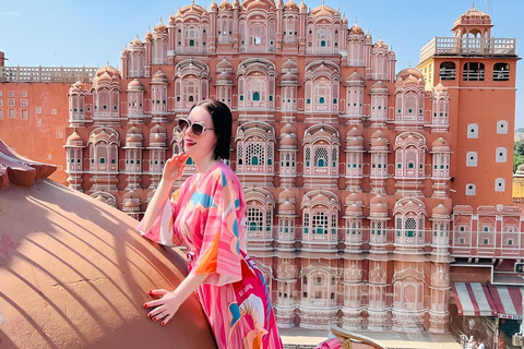 Jaipur: Exclusive Full-Day City Tour by Car & Expert Guide Jaipur: Full-Day Sightseeing Tour By Car with Guide & Lunch