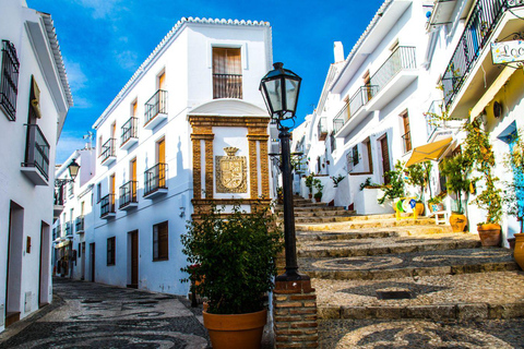 Malaga: escursione di un giorno a Frigiliana e Nerja con degustazioni di luceDa Benalmadena Bil Bil