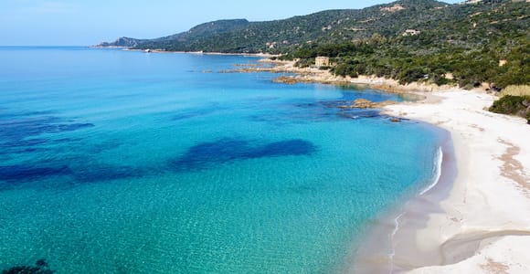 From Porticcio: Speedboat Tour to Cupabia Beach with Stops