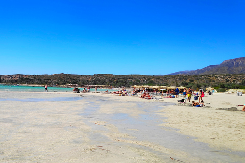 Da Chania: tour condiviso di Elafonisi e Falasarna con spuntiniDa Chania: tour condiviso di Elafonisi-Falasarna di un giorno intero