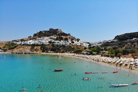 From Rhodes: Bus Tour to Lindos and the Seven Springs