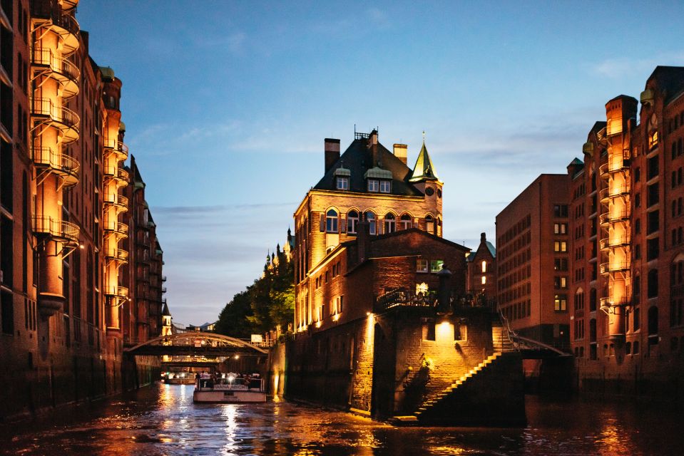 Hamburg: 1-Hour Harbor Evening Lights Cruise | GetYourGuide