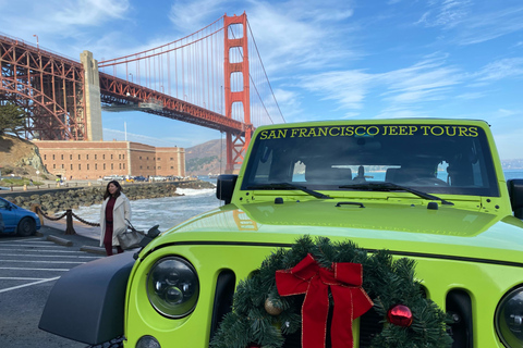 San Francisco: Excursión privada en jeep de las luces navideñas
