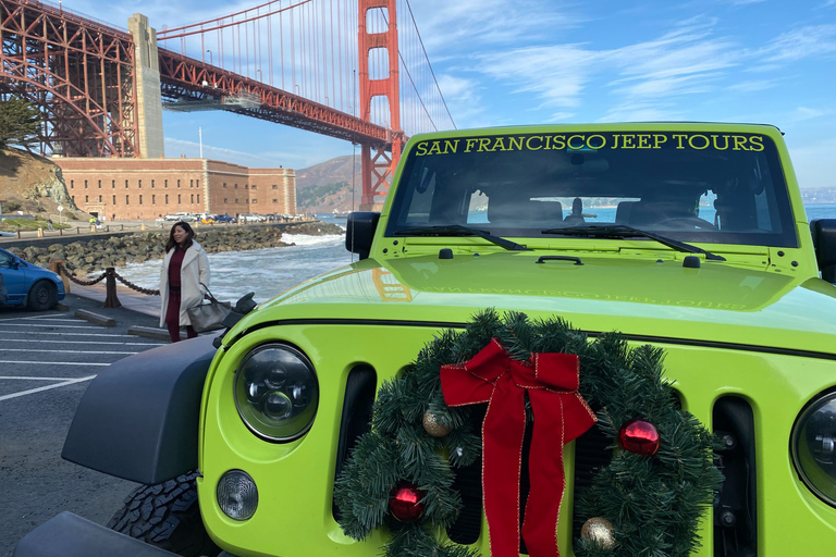 San Francisco: Excursión privada en jeep de las luces navideñas