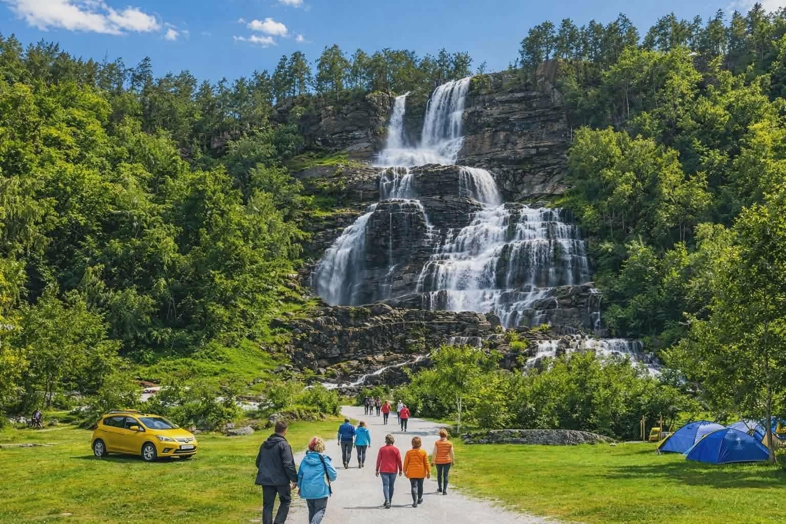 Flåm-Signature-GRAND-TOUR: Fjorde, Wasserfälle und Stalheimsvegen