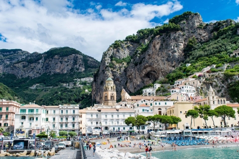 De Naples: visite privée à Positano, Amalfi et RavelloVisite privée en berline depuis votre hôtel