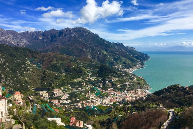 Desde Nápoles: tour privado a Positano, Amalfi y RavelloTour privado en sedán desde su hotel