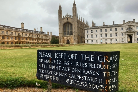 Cambridge : visite de l'université av. option King's CollegeVisite en groupe sans entrée au King's College