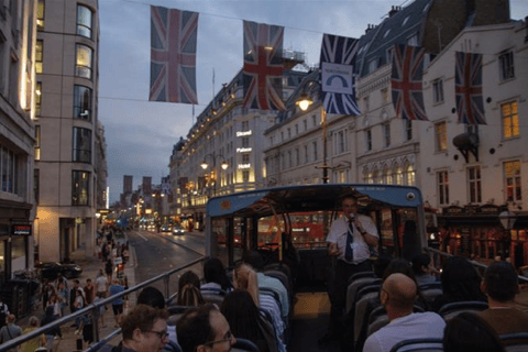 London: Christmas Lights by Night Open-Top Bus TourLondon Eye Departure