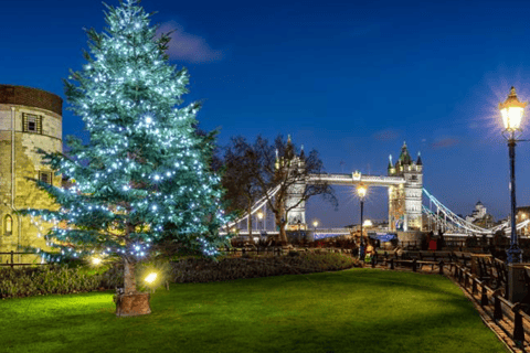 Londra: Tour in autobus con le luci di Natale di nottePartenza dal London Eye