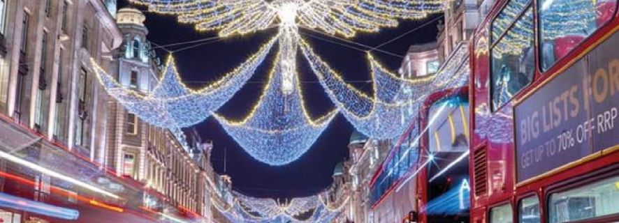 London: Christmas Lights by Night Open-Top busstur