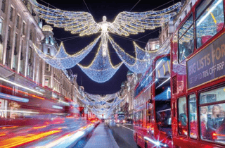 London: Christmas Lights by Night Open-Top Bus Tour
