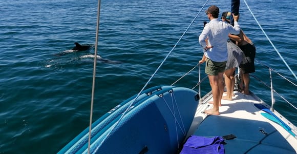 Vilamoura: Coastal Cruise on a Luxury Sailing Yacht