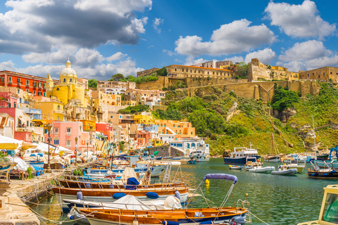 Från Sorrento: Båttur till Ischia och ProcidaFrån Sorrento: Ischia och Procida på båtutflykt