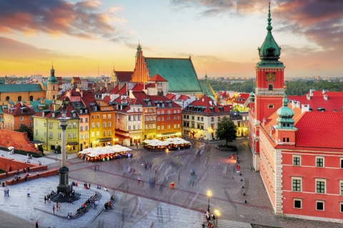 Varsovie : chasse au trésor autoguidée et visite à pied de la ville