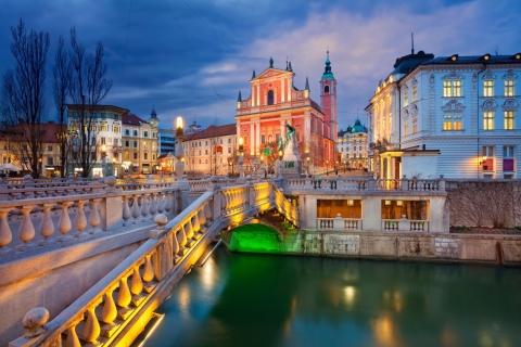 Ljubljana: Highlights Selbstgeführte Schnitzeljagd & StadtrundfahrtLjubljana: Smartphone-Schnitzeljagd und Stadtrundfahrt