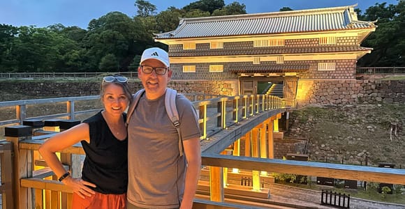 Kanazawa de nuit : quartiers des samouraïs et des geishas