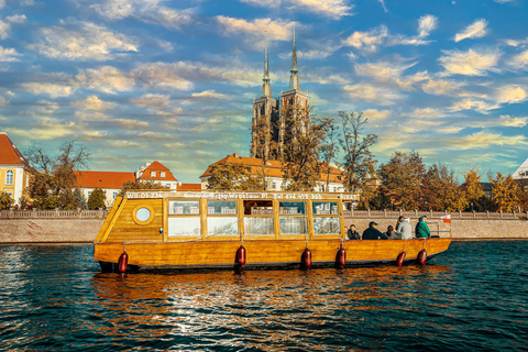 Riviercruise op de Oder en wandeltour door WroclawTour in Engels, Spaans, Duits, Russisch, Pools