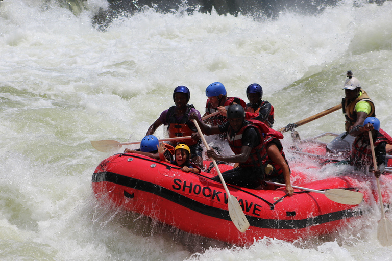 Fleuve Zambèze : rafting en eaux vives adapté aux enfantsDepuis les chutes Victoria : rafting en eau vive adapté aux enfants