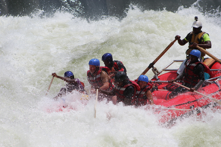 Zambezi-rivier: kindvriendelijke wildwaterraftenVan Victoria Falls: kindvriendelijke wildwaterraften