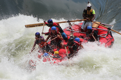 Fiume Zambesi: rafting in acque bianche adatto ai bambiniDa Victoria Falls: rafting in acque bianche adatto ai bambini