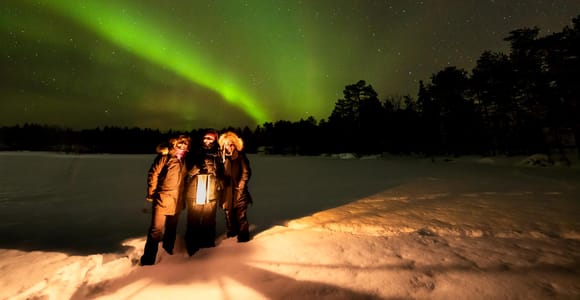 Levi: Northern Lights Tour by Minivan