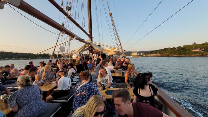 Oslo Fjord Evening Live Rock music cruise with Shrimp buffet