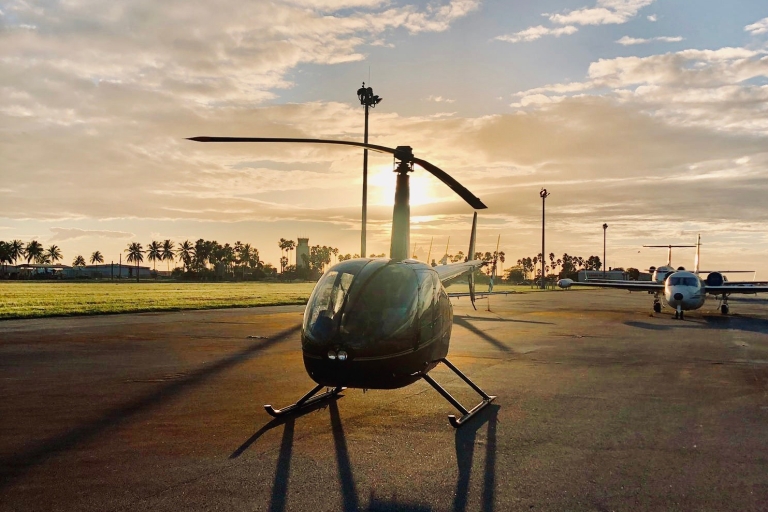 Miami: tour privado en helicóptero al atardecer