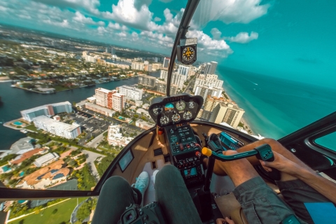 Miami: Private Sunset Helicopter Tour