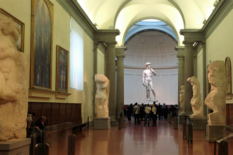 Florence: Uffizi, le dôme de Brunelleschi et l'académie facultativeBillet combiné 1 jour avec galerie de l'Académie