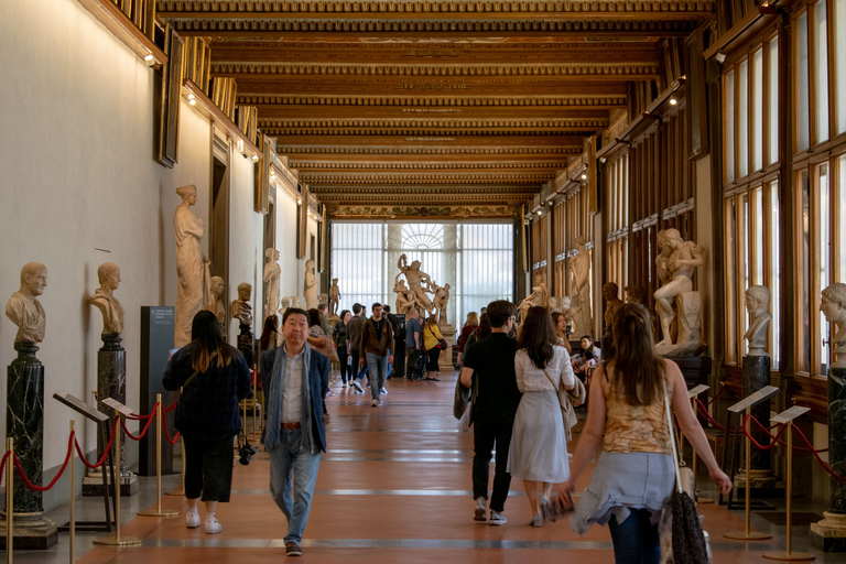 Florence: Uffizi, le dôme de Brunelleschi et l'académie facultativeBillet combiné 1 jour avec galerie de l'Académie