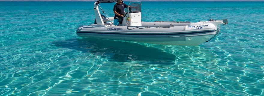 Excursion en bateau l'après-midi sur l'île de Chrisi