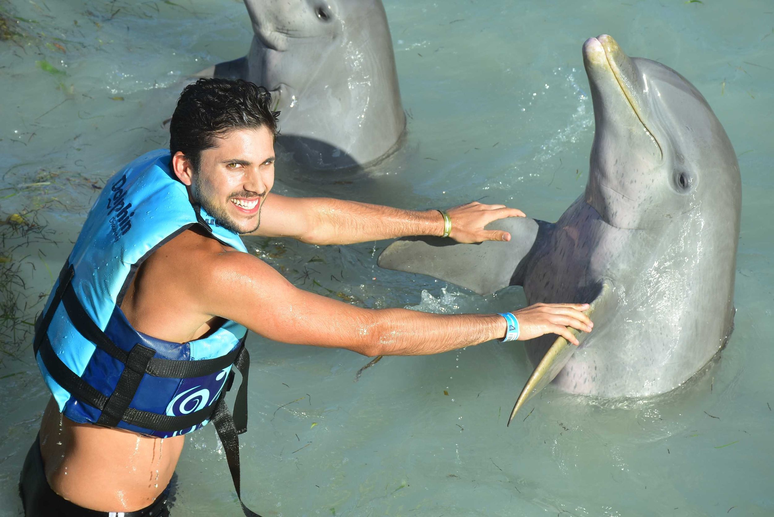 Isla Mujeres: Delfinbegegnung mit Einlass zum Garrafon-Park