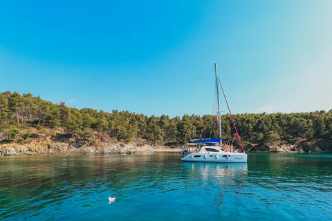 Nikiti: Private Catamaran Day Cruise with Open Bar
