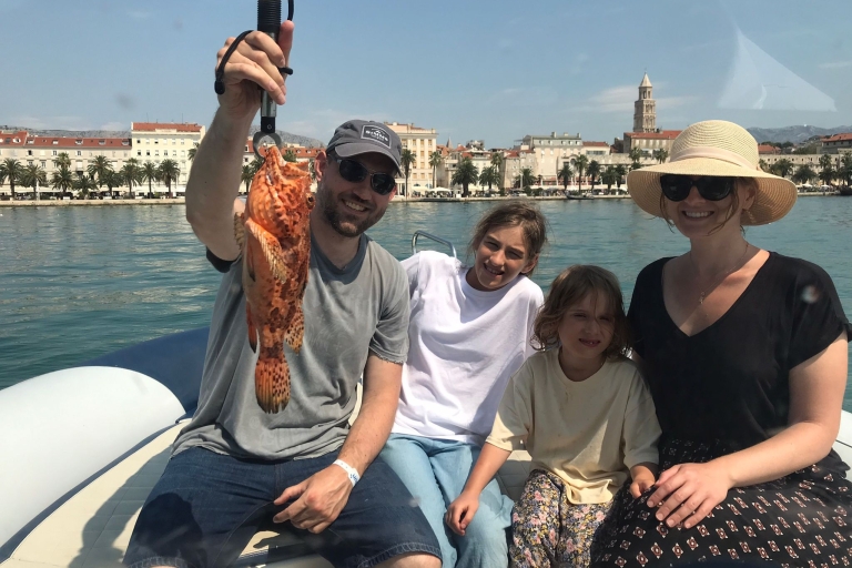 Split : excursion de pêche d'une demi-journée à Drvenik et à l'île de Solta